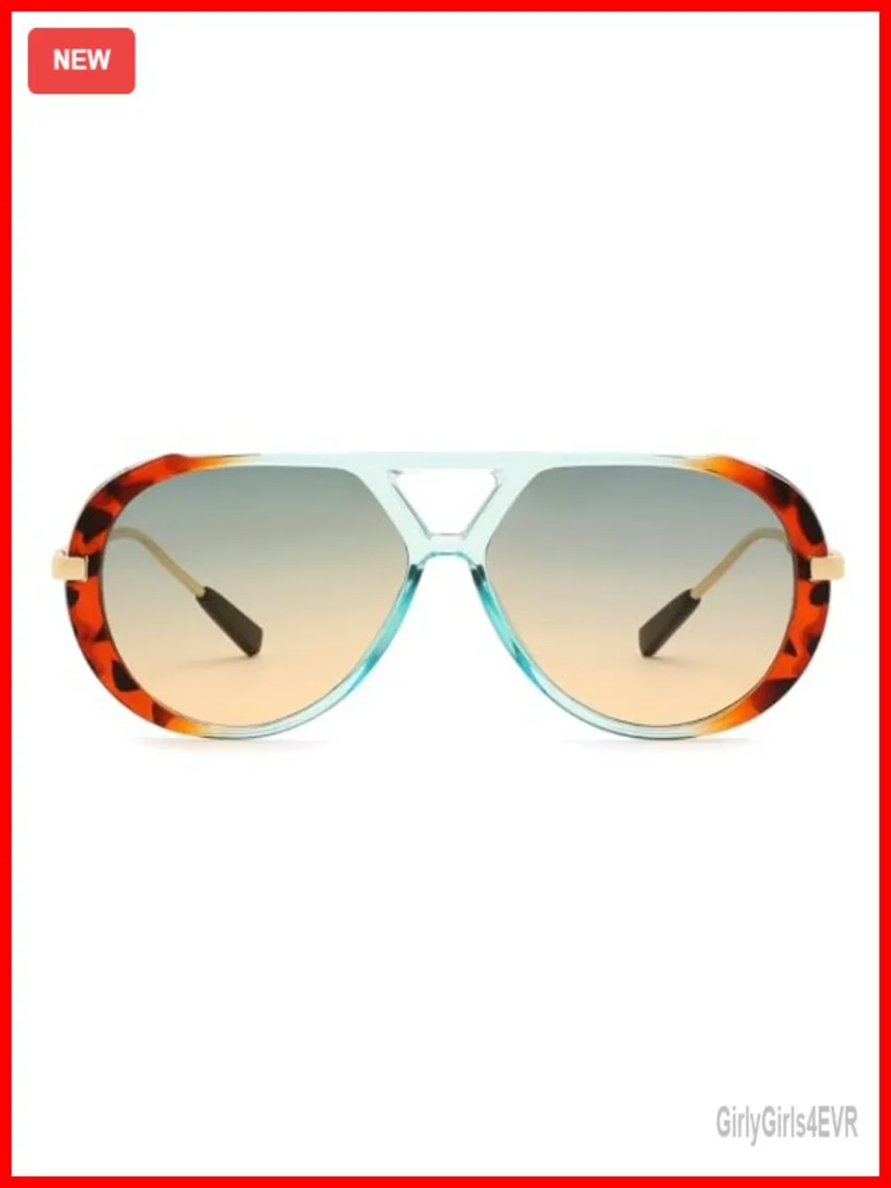 Retro Aviator Sunglasses Women Men Vintage Metal Frame UV400